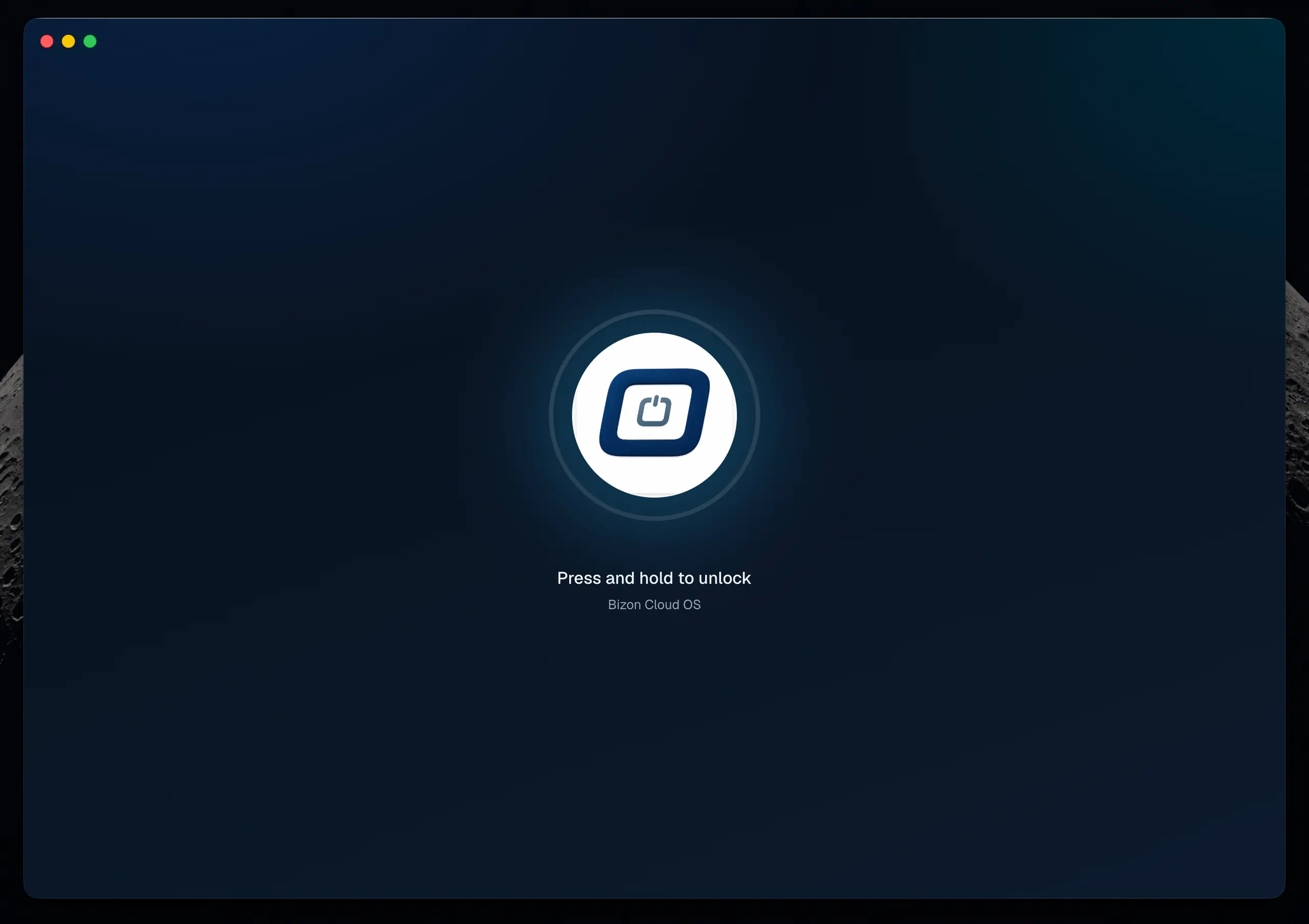 Bizon Z-Hub App lock screen