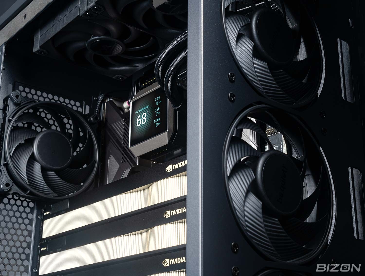 BIZON X5500 G2 – NVIDIA AI RTX 5090, RTX 4090 Workstation for