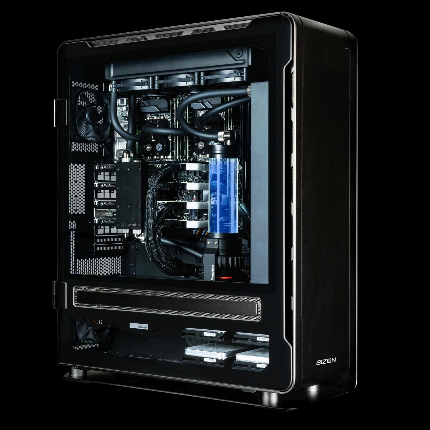 BIZON Z8000 G3 – Dual Intel Xeon 4th, 5th Gen Scalable CPUs Liquid-cooled  NVIDIA RTX 4090, 4080 Deep Learning, AI and GPU Rendering Workstation PC –  