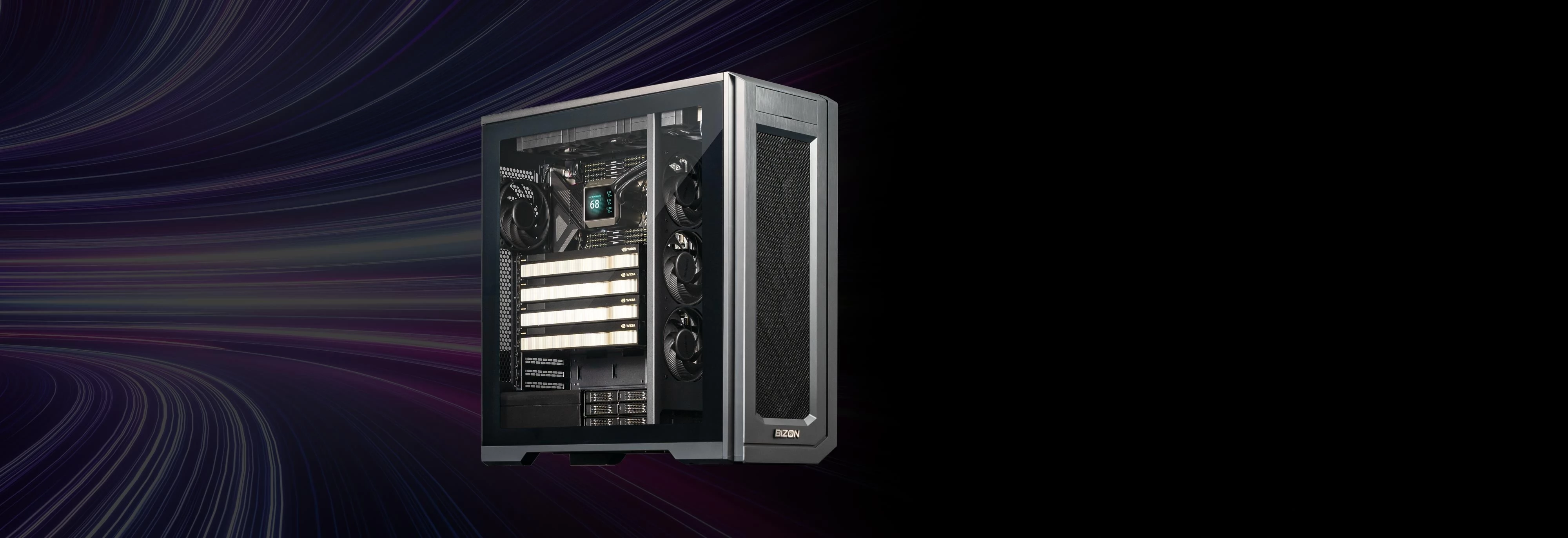 BIZON X5500 – AI Deep Learning & Data science Workstation PC, NVIDIA RTX  4090 4080 – AMD Threadripper Pro 5995WX 7995WX