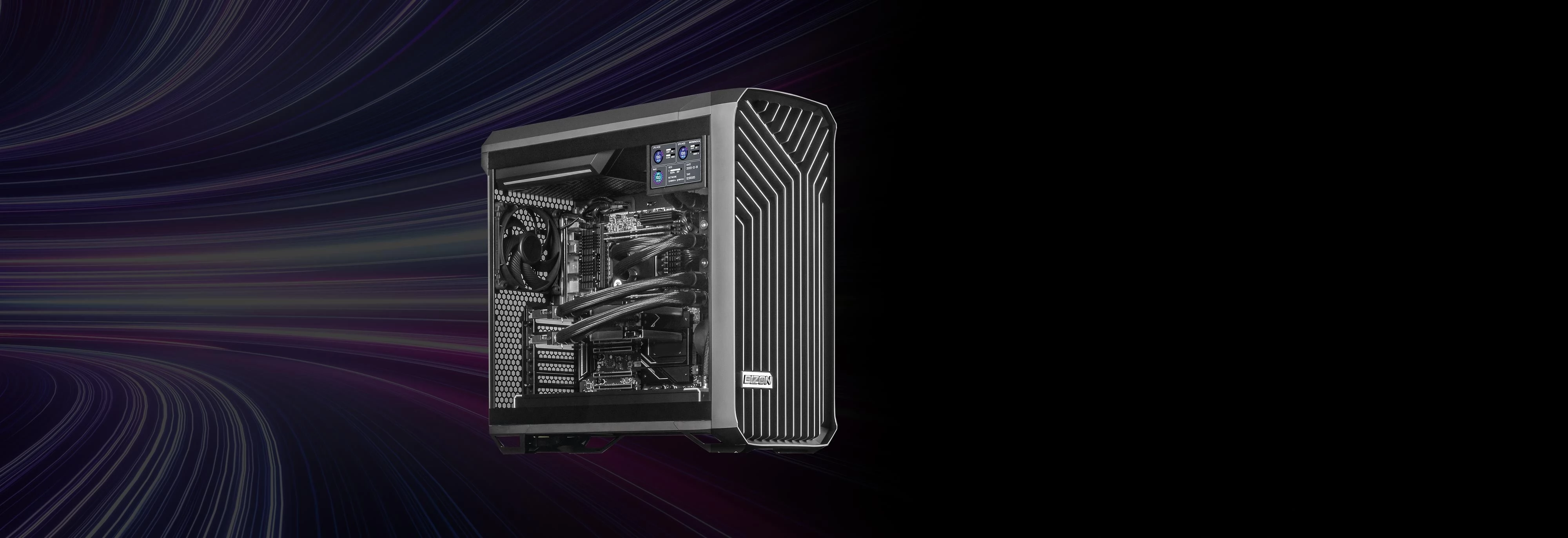 BIZON ZX4000 – Custom Water-cooled 2x GPU NVIDIA A100, H100, H200, RTX 6000 Ada, 4090 AI, Deep Learning, Data Science Workstation PC, Llama optimized BIZON ZX4000 – Custom Water-cooled 2x GPU NVIDIA A100, H100, H200, RTX 6000 Ada, 4090 AI, Deep Learning, Data Science Workstation PC, Llama optimized