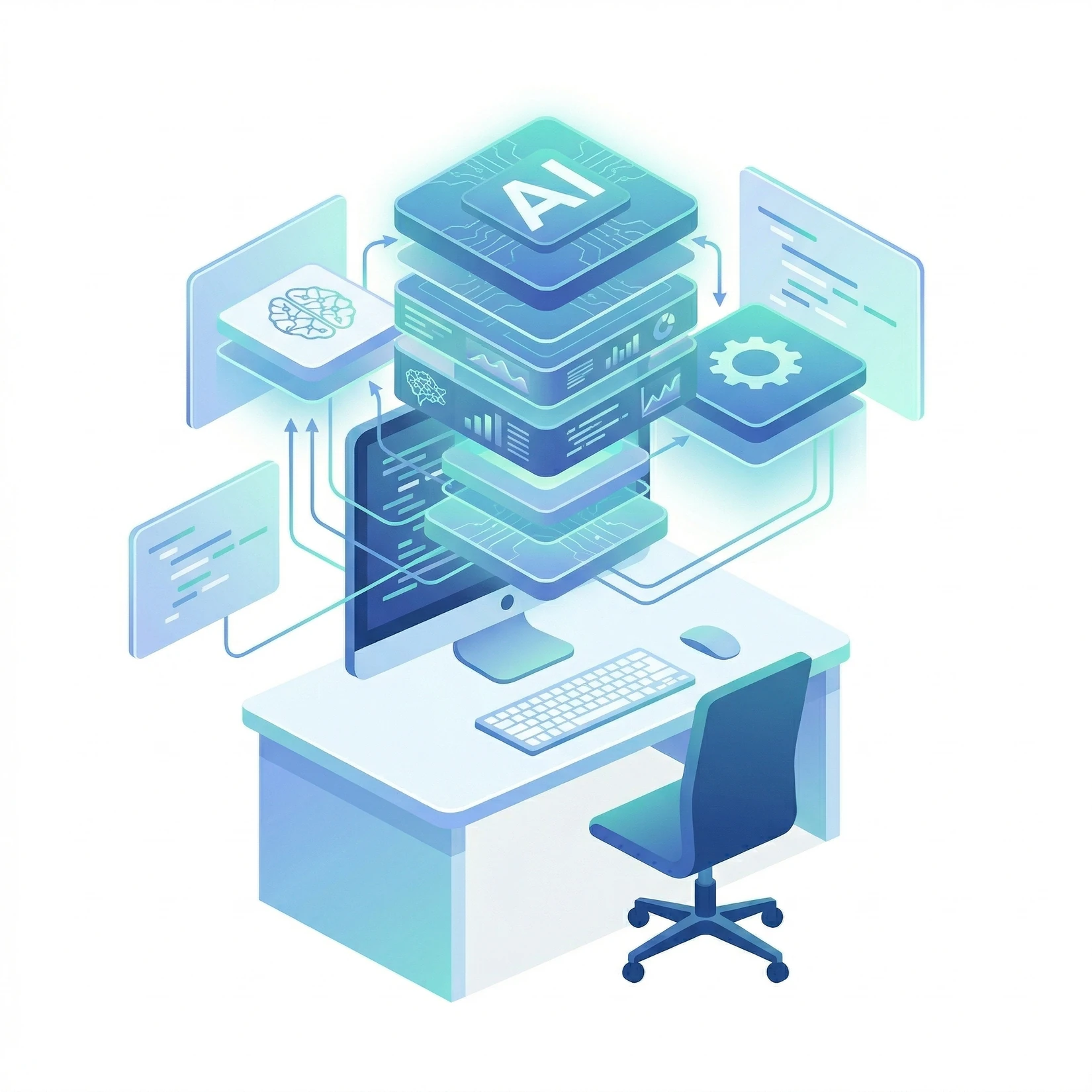 Ready for AI, power on and train preconfigured workstation icon