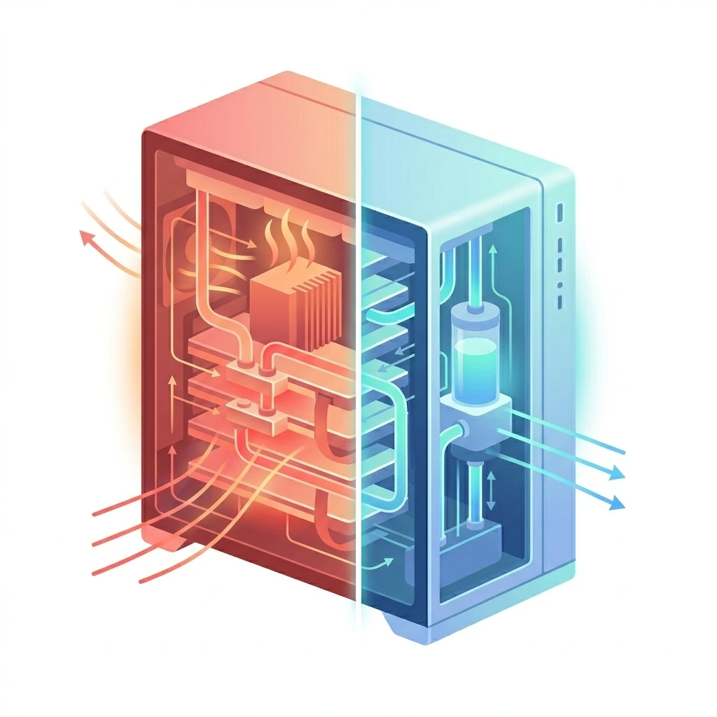 Unparalleled liquid cooling performance icon