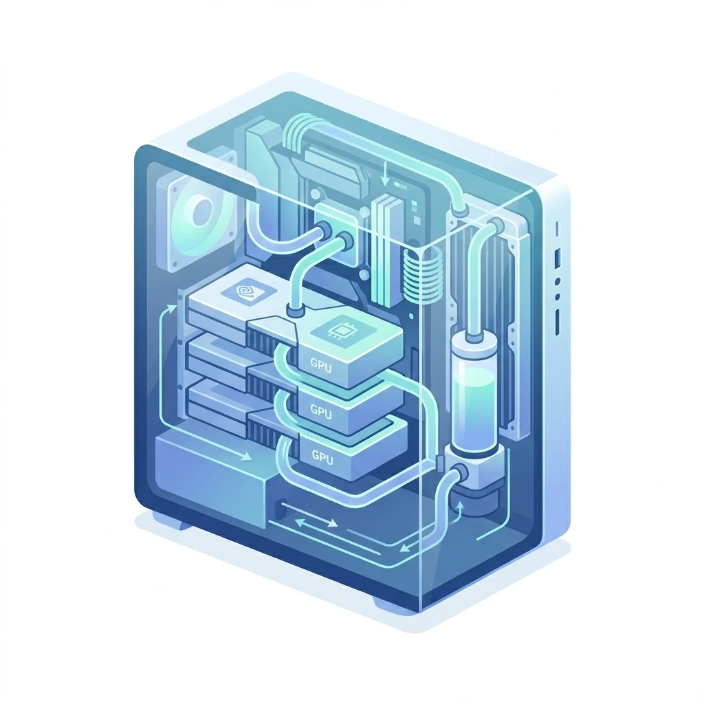 Datacenter NVIDIA H200 H100 GPUs on your desk icon