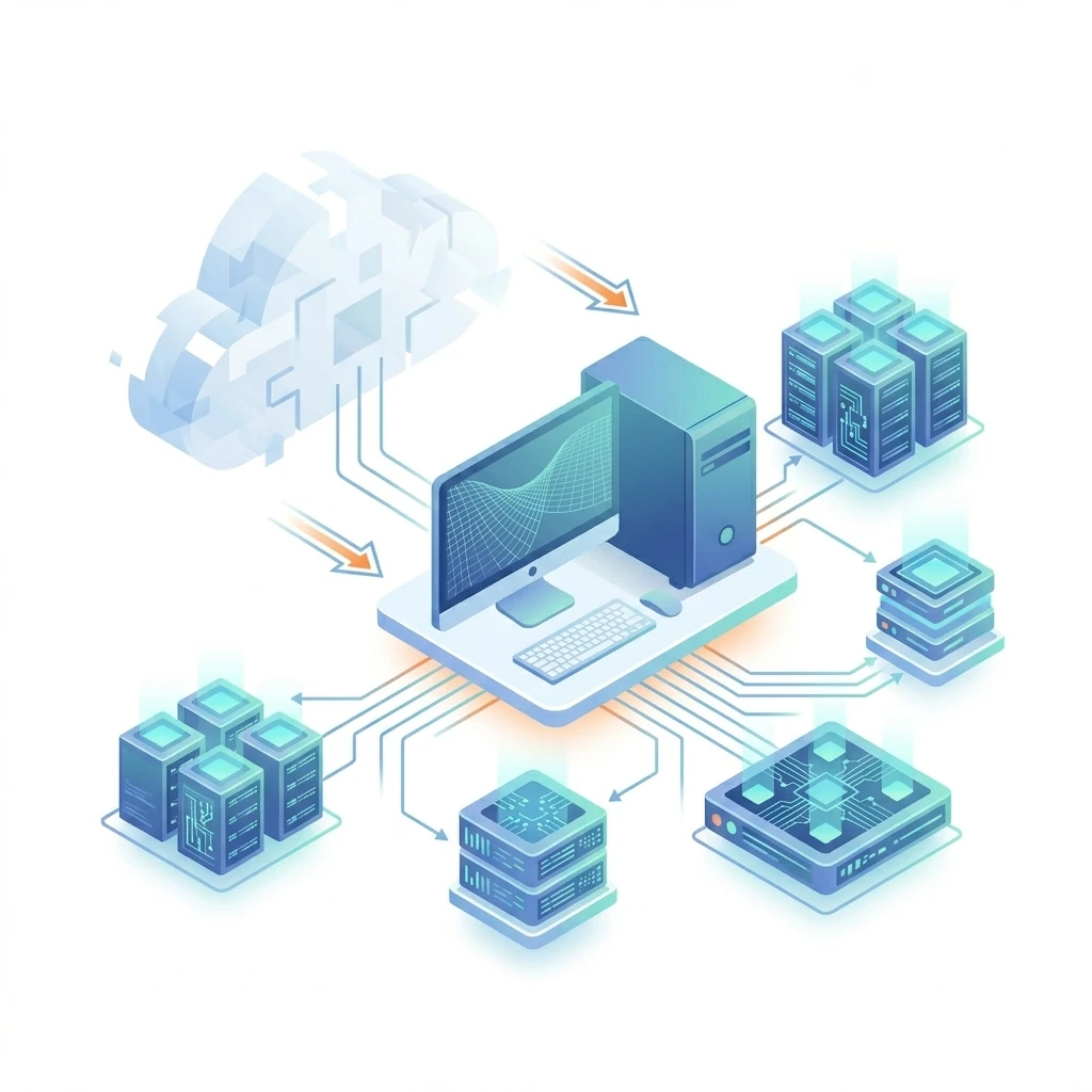 Own your compute, local AI workstation vs cloud rental icon