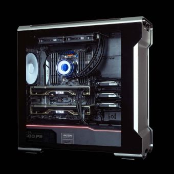 BIZON X4000 – AMD Threadripper 7960X 7970X 7980X Processors – Unreal Engine, 8K+ Video Editing, 3D Rendering Workstation Computer