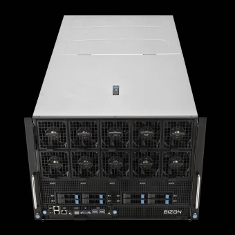 BIZON X9000 G4 – 8 GPU NVIDIA HGX B200 AI GPU Server for Data Centers (SXM5)