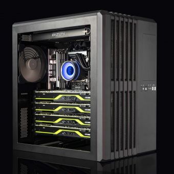 BIZON X5000 G1 – AMD RYZEN Threadripper 3D Rendering Workstation PC – Up to 32 Cores