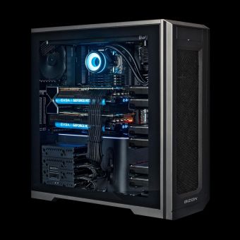 BIZON V6000 G1 – Intel Xeon W SkyLake – Multi-GPU Computer for CUDA GPU Rendering – Up to 4 GPU, Up to 18 Cores CPU