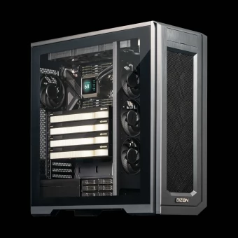 BIZON X5500 G2 – AI Deep Learning & Data science Workstation PC, NVIDIA RTX 5090, 4090, 6000 Ada Llama optimized – AMD Threadripper Pro