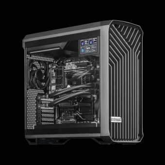 BIZON ZX4000 – Custom Water-cooled 2x GPU NVIDIA A100, H100, H200, RTX 6000 Ada, 4090 AI, Deep Learning, Data Science Workstation PC, Llama optimized – AMD Threadripper Pro